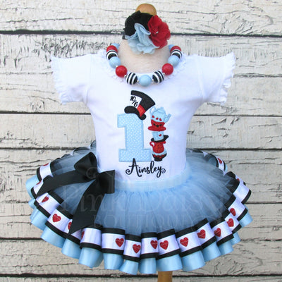 Alice in ONEderland Birthday Tutu Outfit