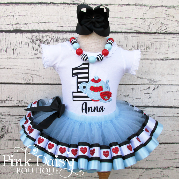 Alice in ONEderland Tea Party Birthday Shirt