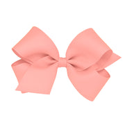 Coral Classic Grosgrain Hair Bow