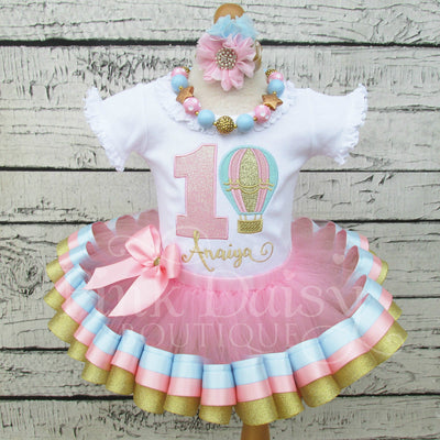Hot Air Balloon Birthday Tutu Outfit