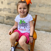 Spider Halloween Appliqué Shirt for Girls